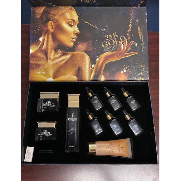 NWT 24K Gold Predire Paris Flawless Facial Resplendent Set - Limited Edition - Picture 1 of 13